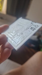 Tag ble adesivo sottole anonimo